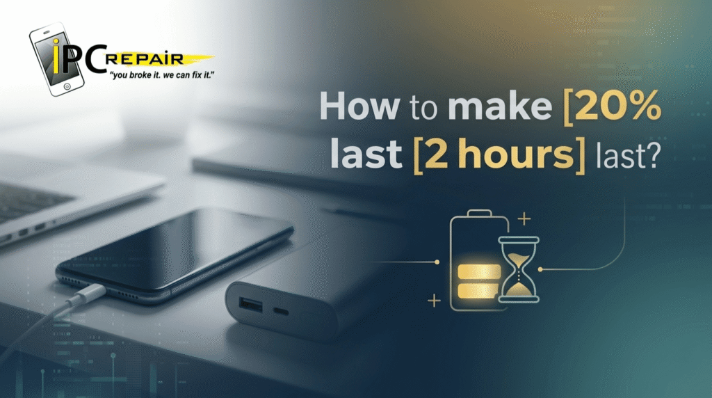 How to make 20% battery last 2 hours