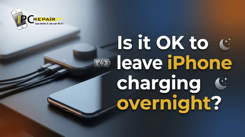 Is it OK to leave iPhone charging overnight