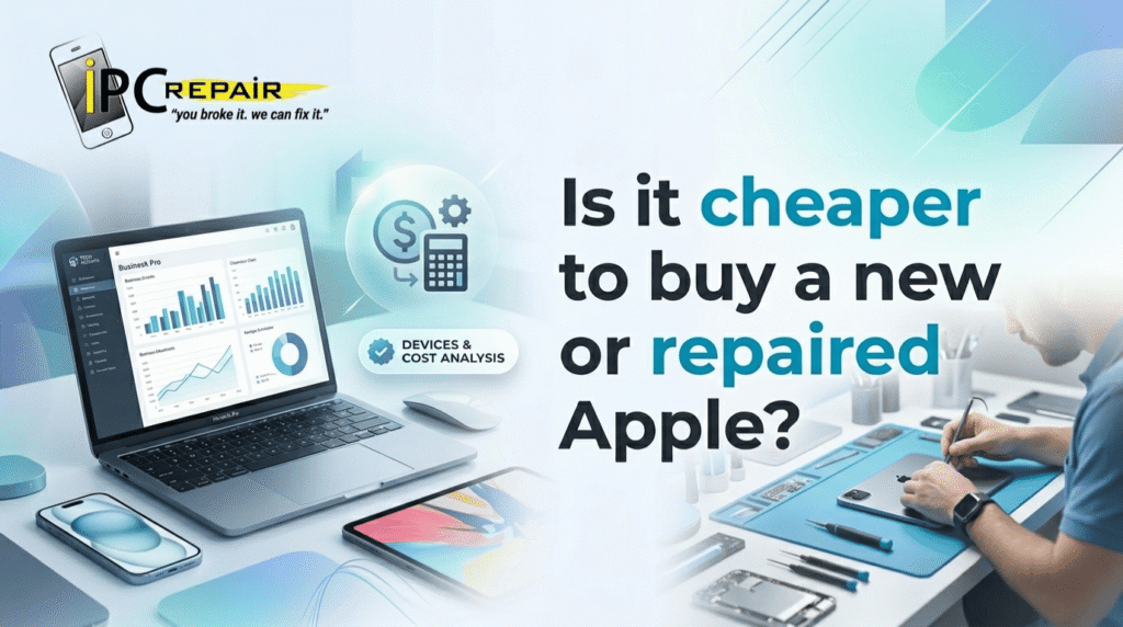 Is it cheaper to buy a new or repaired Apple