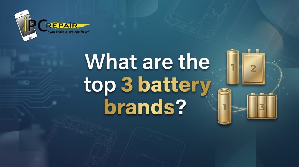 What are the top 3 battery brands?