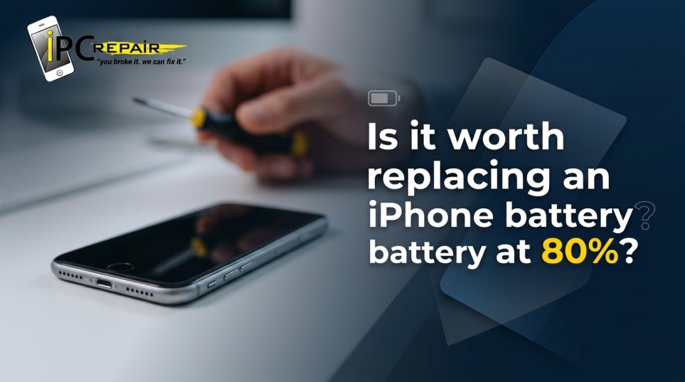 Is it worth replacing an iPhone battery at 80%?
