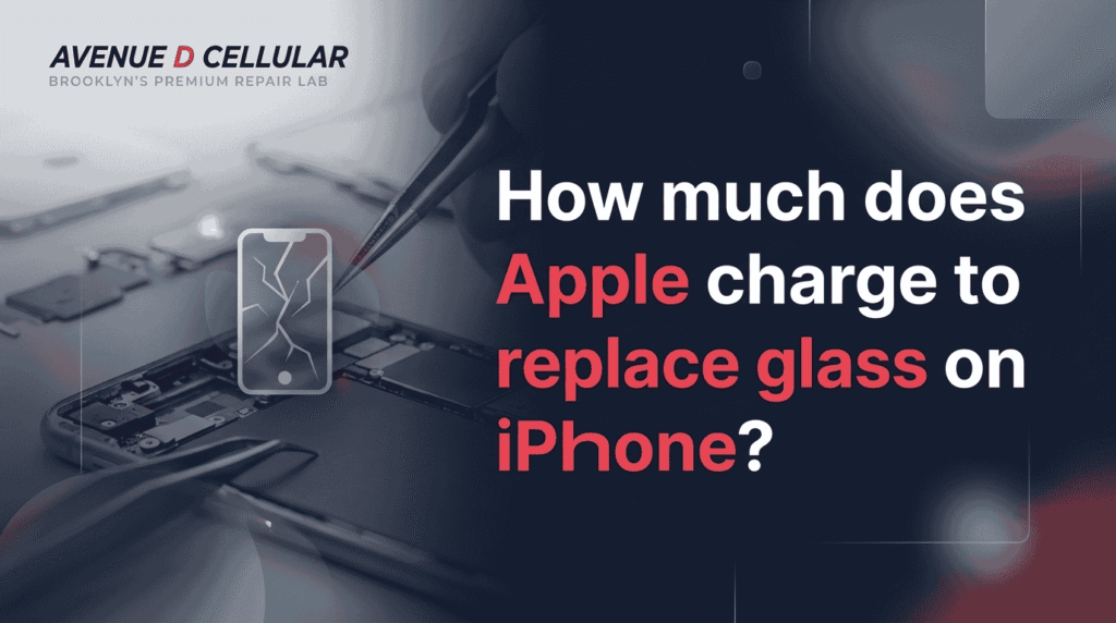 How much does Apple charge to replace glass on iPhone?